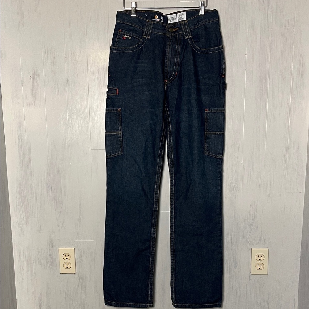 NWT LAPCO FR Light‎ Weight Modern Utility Denim Jeans Size 30 x 34